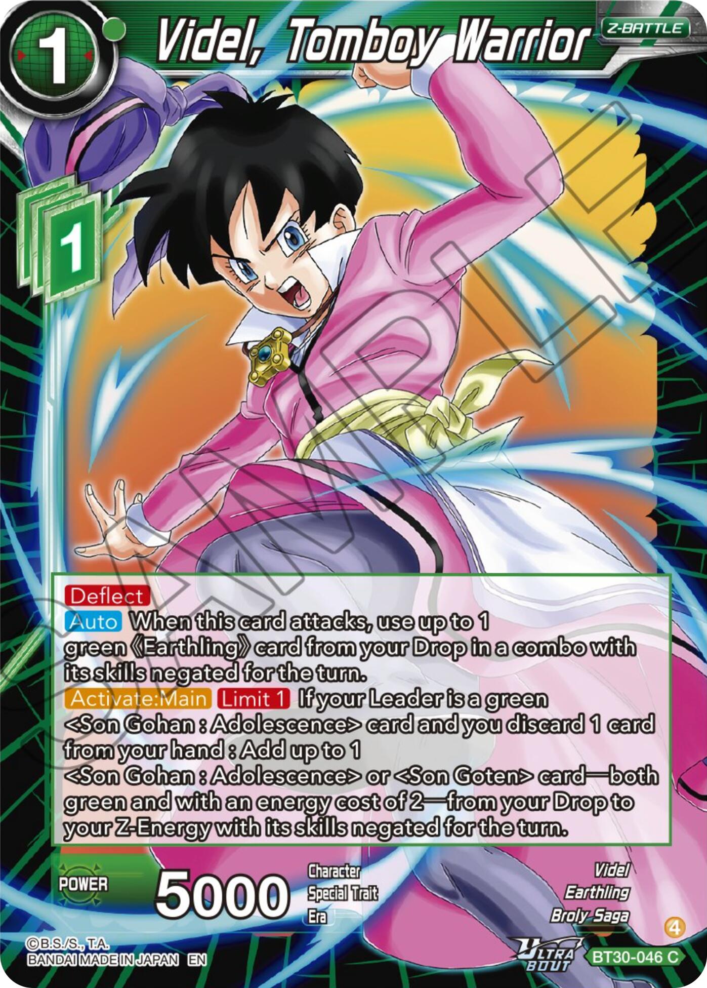 Videl, Tomboy Warrior (BT30-046) [Three Glorious Fighters] | Pegasus Games WI