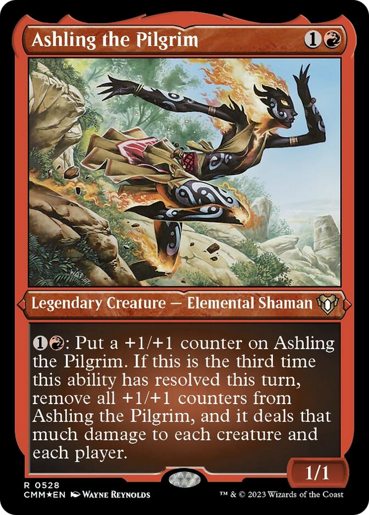 Ashling the Pilgrim (Foil Etched) [Commander Masters] | Pegasus Games WI