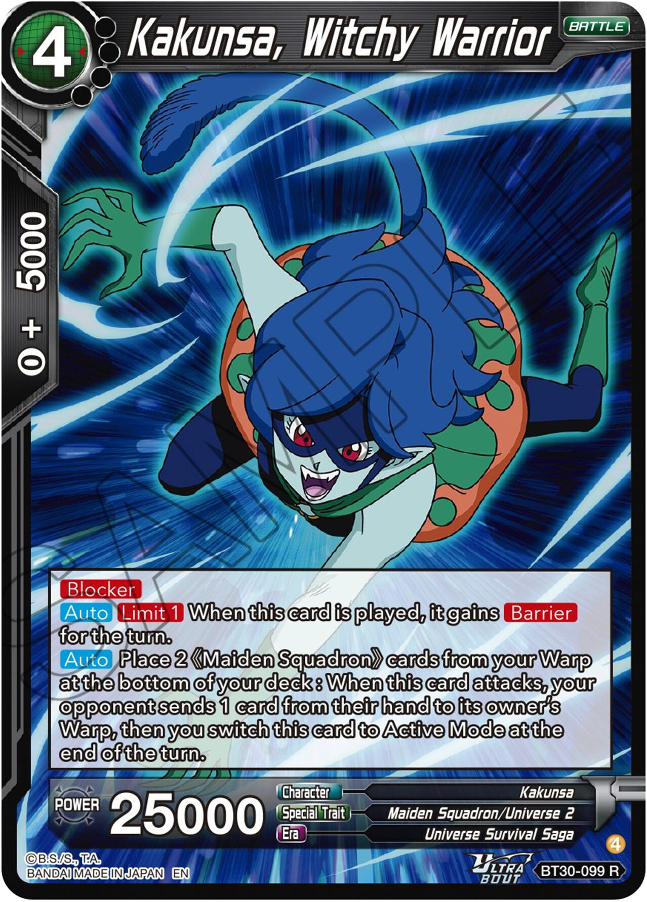Kakunsa, Witchy Warrior (BT30-099) [Three Glorious Fighters] | Pegasus Games WI