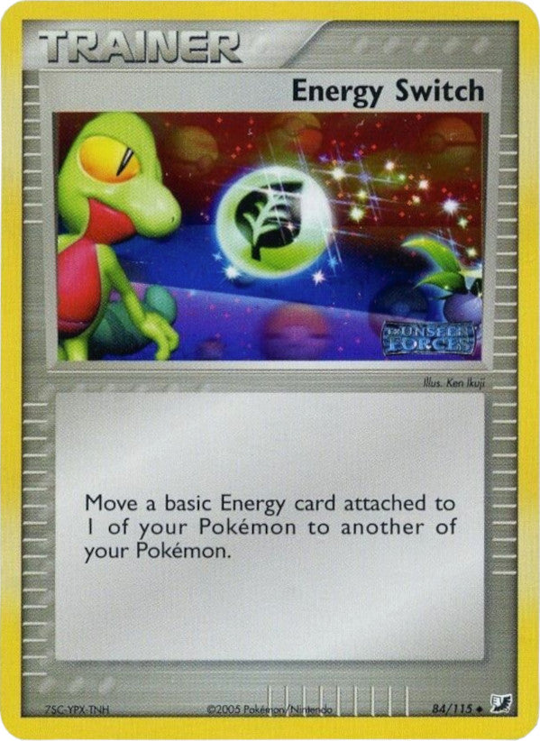 Energy Switch (84/115) (Stamped) [EX: Unseen Forces] | Pegasus Games WI