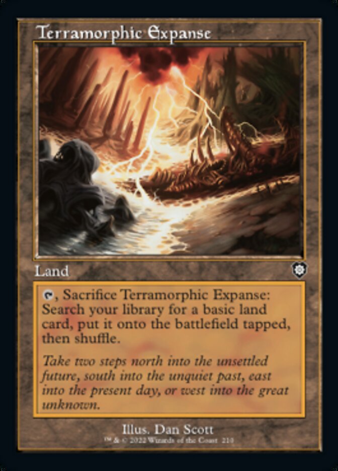 Terramorphic Expanse (Retro) [The Brothers' War Commander] | Pegasus Games WI