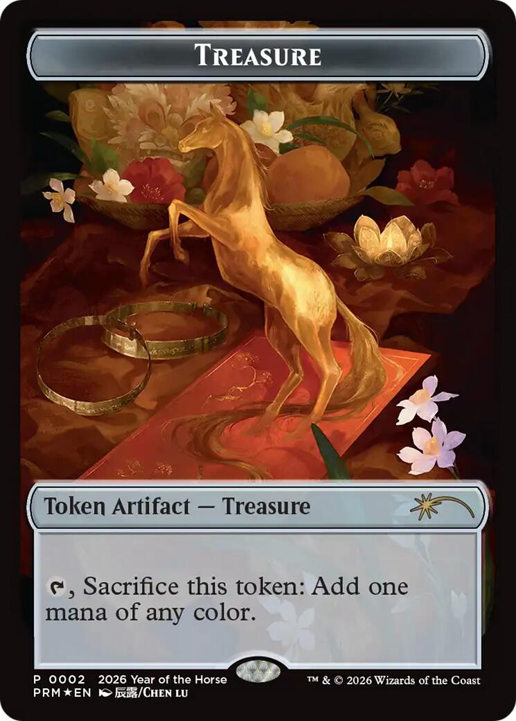 Treasure Token (Year of the Horse 2026) [Standard Showdown Promos] | Pegasus Games WI