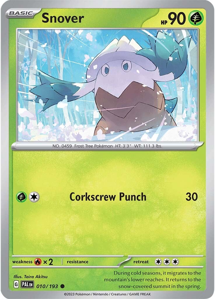 Snover (010/193) [Scarlet & Violet: Paldea Evolved] | Pegasus Games WI
