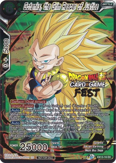 Gotenks, the Grim Reaper of Justice (Card Game Fest 2022) (EX13-16) [Tournament Promotion Cards] | Pegasus Games WI