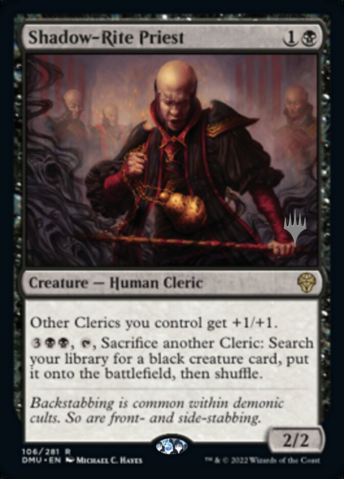 Shadow-Rite Priest (Promo Pack) [Dominaria United Promos] | Pegasus Games WI