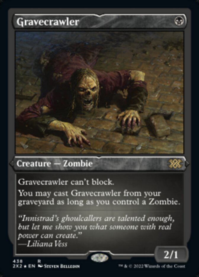 Gravecrawler (Foil Etched) [Double Masters 2022] | Pegasus Games WI