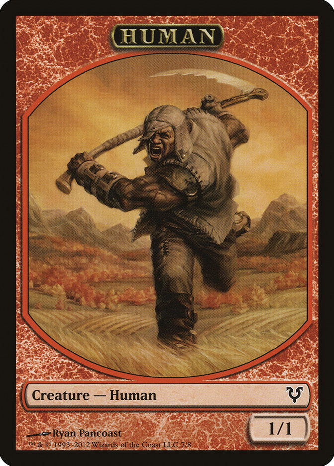 Human Token (7/8) [Avacyn Restored Tokens] | Pegasus Games WI