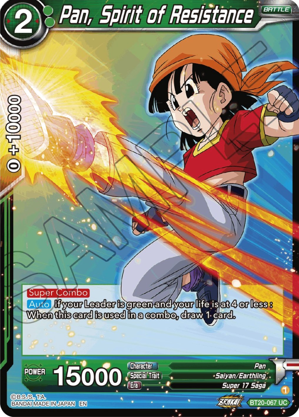 Pan, Spirit of Resistance (BT20-067) [Power Absorbed] | Pegasus Games WI