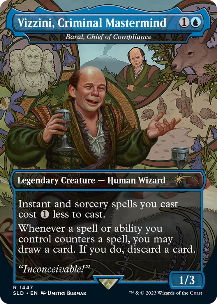 Vizzini, Criminal Mastermind - Baral, Chief of Compliance [Secret Lair Drop Series] | Pegasus Games WI