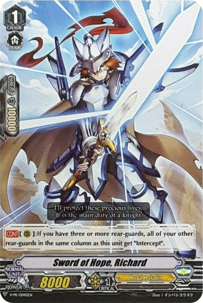 Sword of Hope, Richard (V-PR/0045EN) [V Promo Cards] | Pegasus Games WI