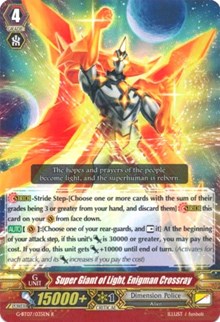 Super Giant of Light, Enigman Crossray (G-BT07/035EN) [Glorious Bravery of Radiant Sword] | Pegasus Games WI