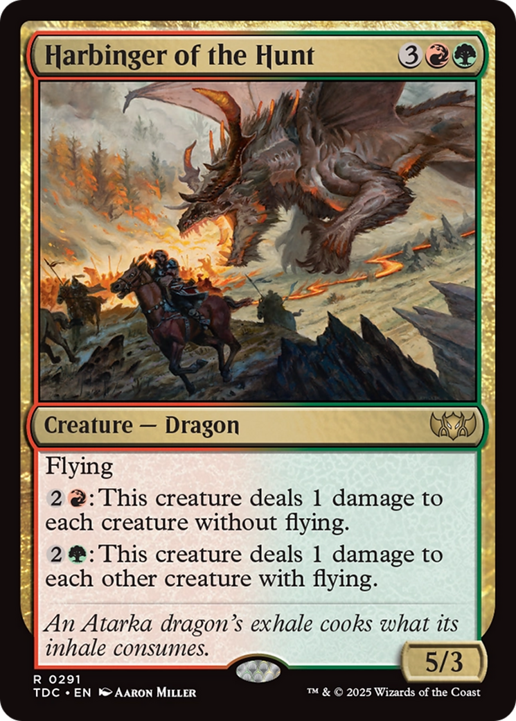 Harbinger of the Hunt [Tarkir: Dragonstorm Commander] | Pegasus Games WI