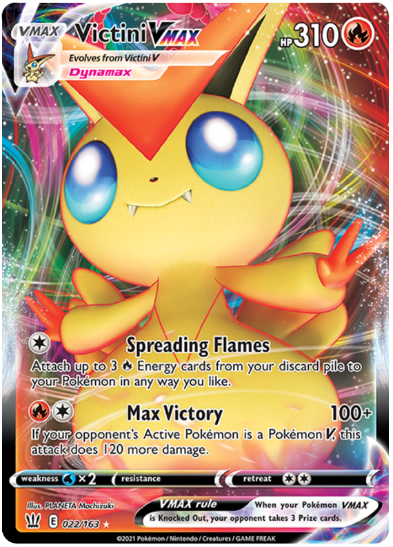 Victini VMAX (022/163) [Sword & Shield: Battle Styles] | Pegasus Games WI