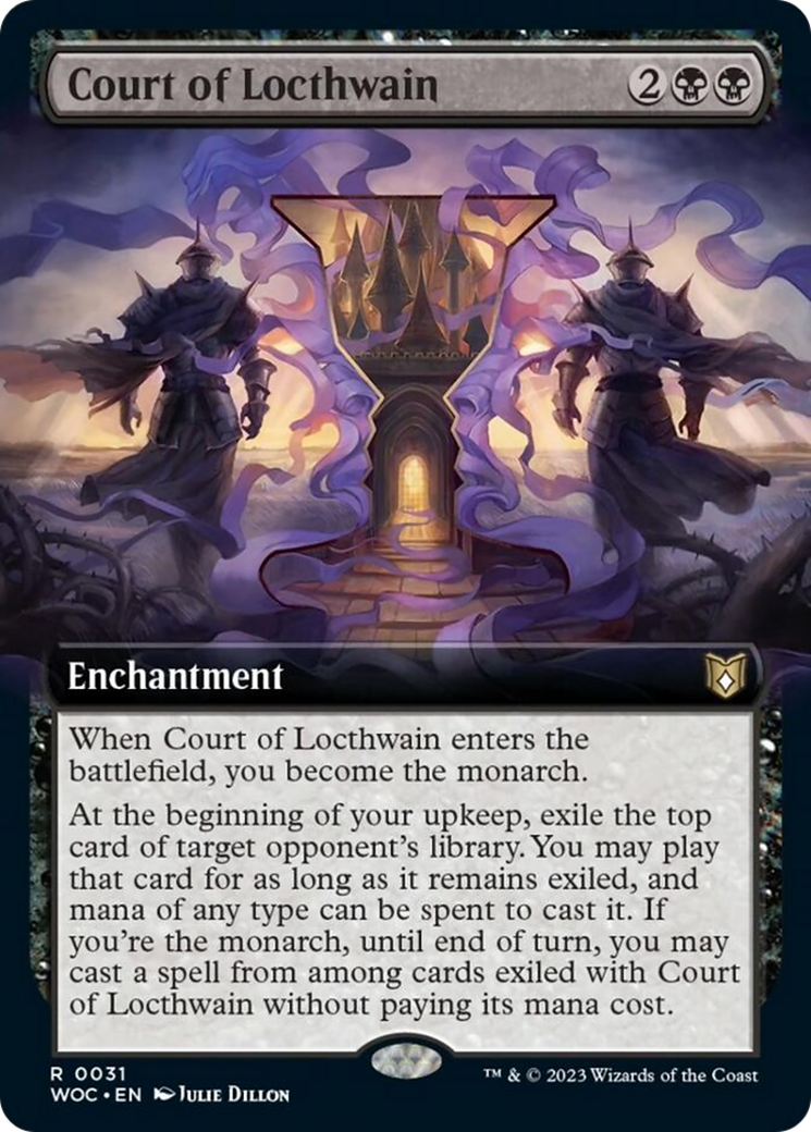 Court of Locthwain (Extended Art) [Wilds of Eldraine Commander] | Pegasus Games WI