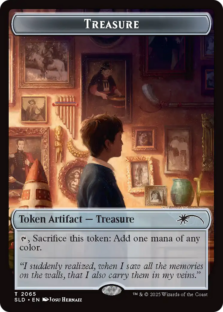 Treasure Token (2065) (Rainbow Foil) [Secret Lair Drop Series] | Pegasus Games WI