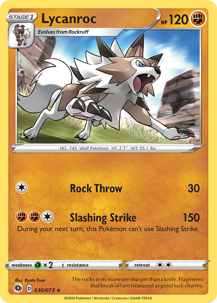 Lycanroc (030/073) [Sword & Shield: Champion's Path] | Pegasus Games WI