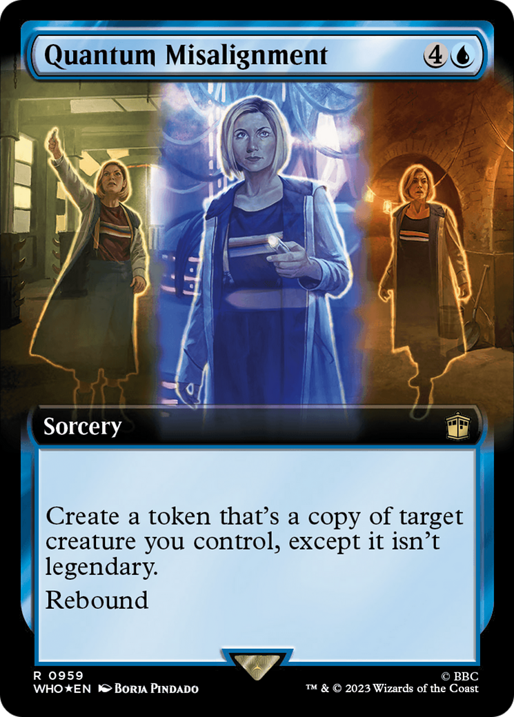 Quantum Misalignment (Extended Art) (Surge Foil) [Doctor Who] | Pegasus Games WI