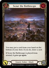 Scour the Battlescape (Blue) [U-WTR196] (Welcome to Rathe Unlimited)  Unlimited Rainbow Foil | Pegasus Games WI