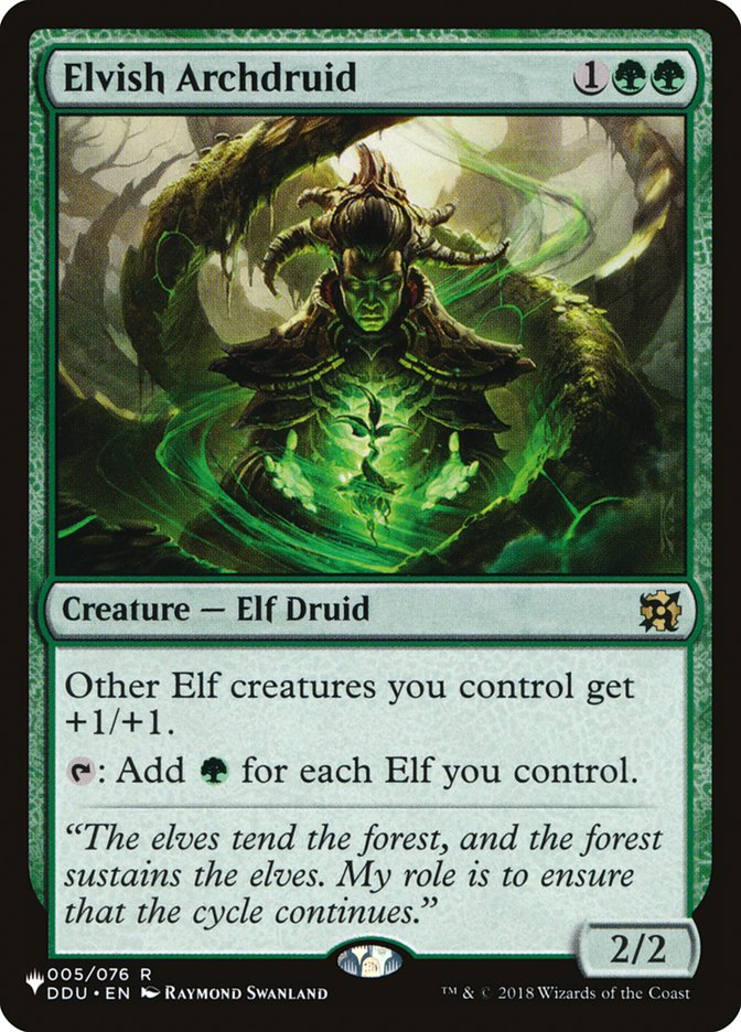 Elvish Archdruid [The List] | Pegasus Games WI