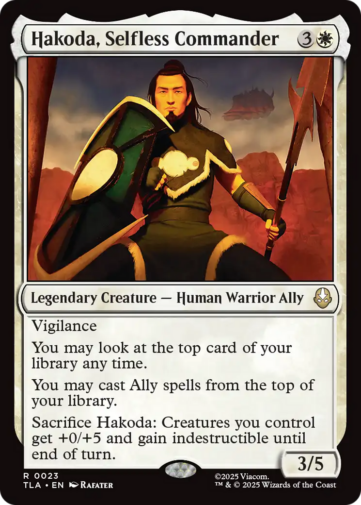 Hakoda, Selfless Commander [Avatar: The Last Airbender] | Pegasus Games WI