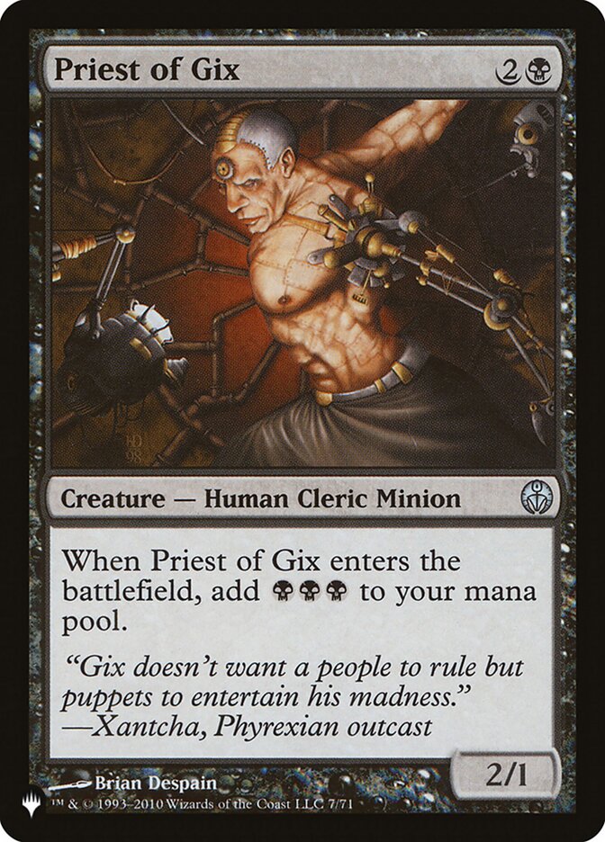 Priest of Gix [The List] | Pegasus Games WI