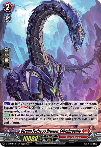 Strong Fortress Dragon, Gibrabrachio (D-BT02/H01EN) [A Brush with the Legends] | Pegasus Games WI