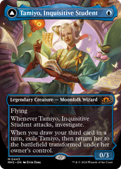 Tamiyo, Inquisitive Student // Tamiyo, Seasoned Scholar (Borderless) [Modern Horizons 3] | Pegasus Games WI