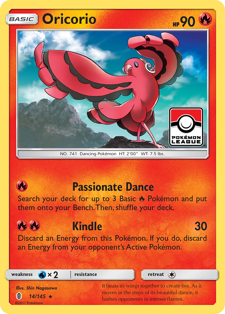 Oricorio (14/145) [Sun & Moon: Guardians Rising] | Pegasus Games WI