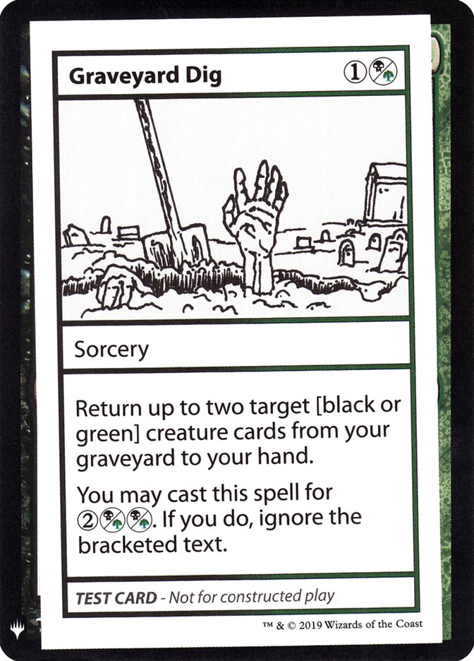 Graveyard Dig [Mystery Booster Playtest Cards] | Pegasus Games WI