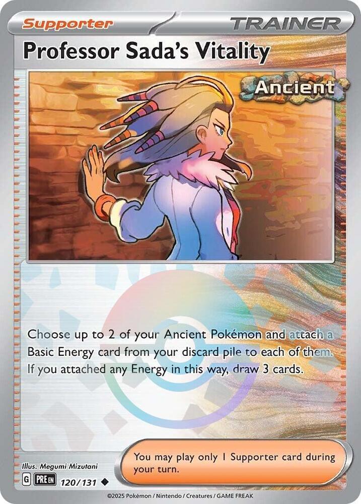 Professor Sada's Vitality (120/131) (Poke Ball Pattern) [Scarlet & Violet: Prismatic Evolutions] | Pegasus Games WI