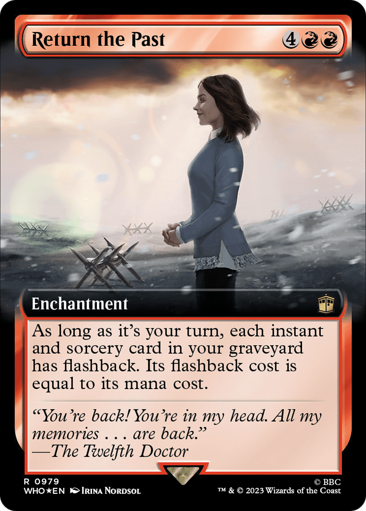 Return the Past (Extended Art) (Surge Foil) [Doctor Who] | Pegasus Games WI