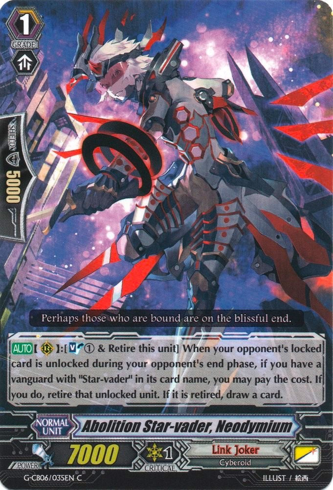 Abolition Star-vader, Neodymium (G-CB06/035EN) [Rondeau of Chaos and Salvation] | Pegasus Games WI