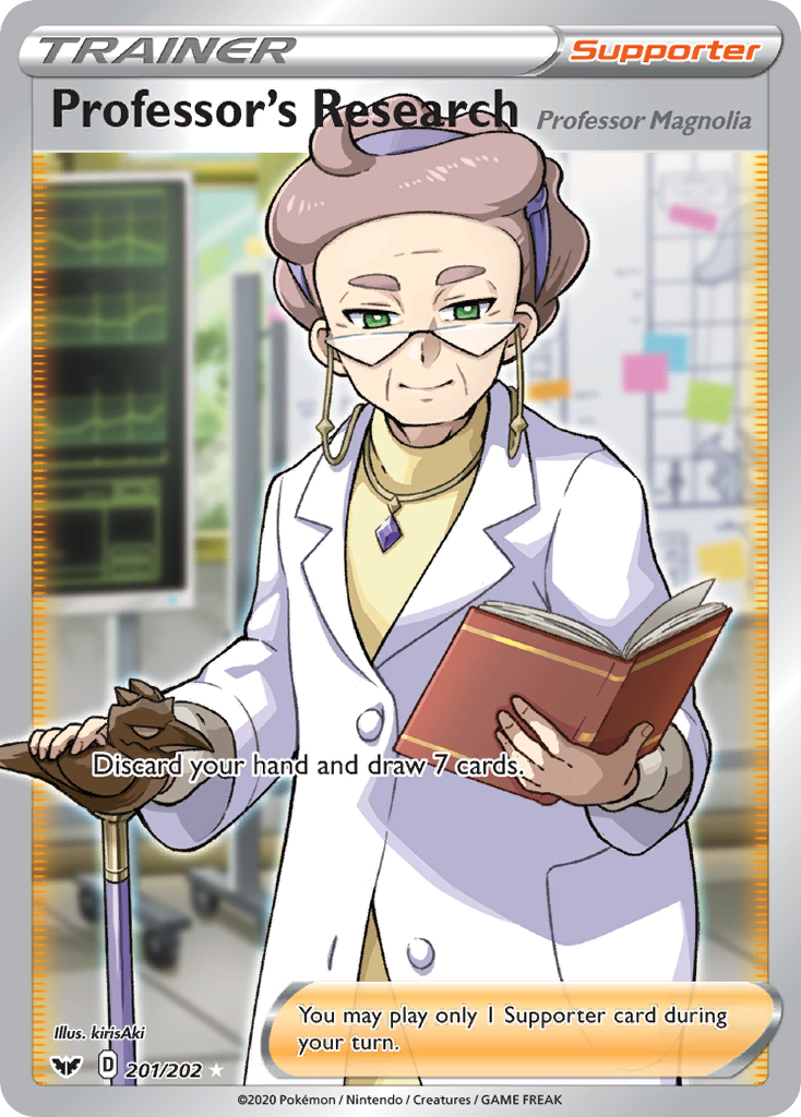 Professor's Research (201/202) (Professor Magnolia) [Sword & Shield: Base Set] | Pegasus Games WI