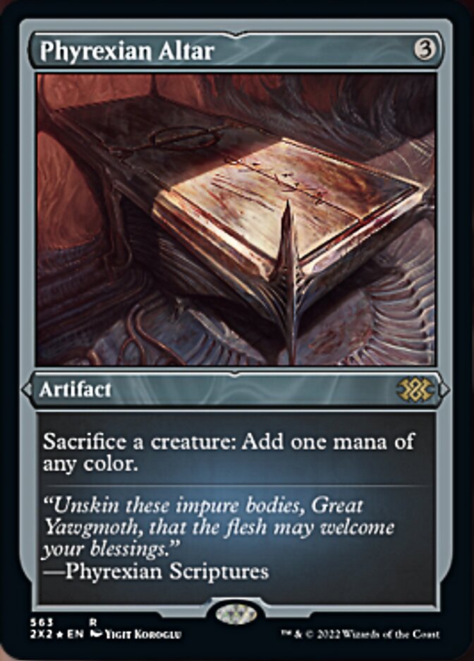 Phyrexian Altar (Foil Etched) [Double Masters 2022] | Pegasus Games WI