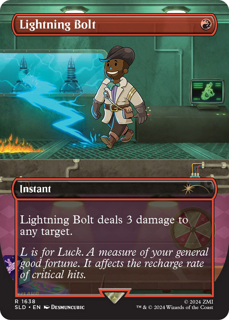 Lightning Bolt (1638) (Rainbow Foil) [Secret Lair Drop Series] | Pegasus Games WI