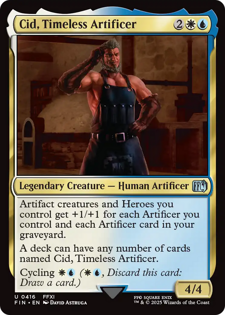 Cid, Timeless Artificer (0416) [FINAL FANTASY] | Pegasus Games WI
