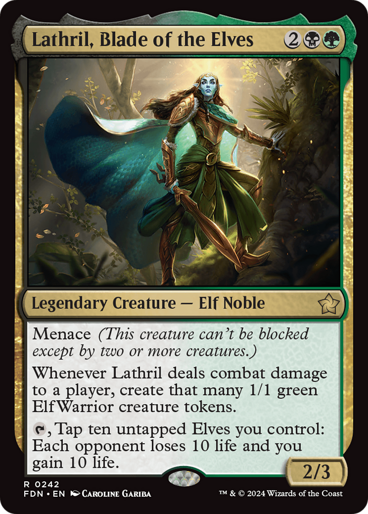 Lathril, Blade of the Elves [Foundations] | Pegasus Games WI