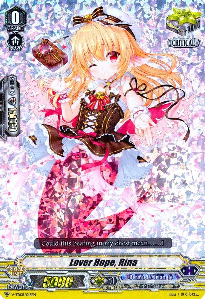 Lover Hope, Rina (Parallel Foil) (V-TD08/012EN) [Schokolade Melody] | Pegasus Games WI