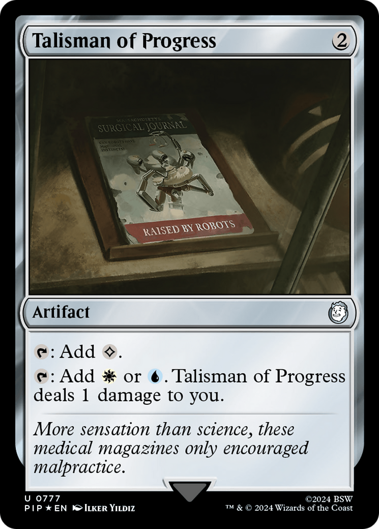 Talisman of Progress (Surge Foil) [Fallout] | Pegasus Games WI