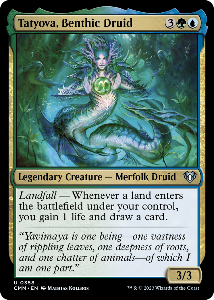 Tatyova, Benthic Druid [Commander Masters] | Pegasus Games WI