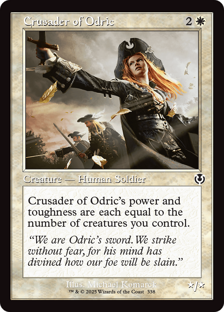 Crusader of Odric (Retro Frame) [Innistrad Remastered] | Pegasus Games WI