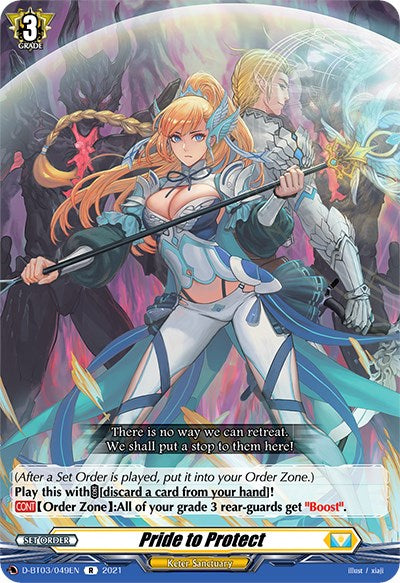 Pride to Protect (D-BT03/049EN) [Advance of Intertwined Stars] | Pegasus Games WI