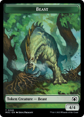 Thopter // Beast Double-Sided Token [March of the Machine Commander Tokens] | Pegasus Games WI