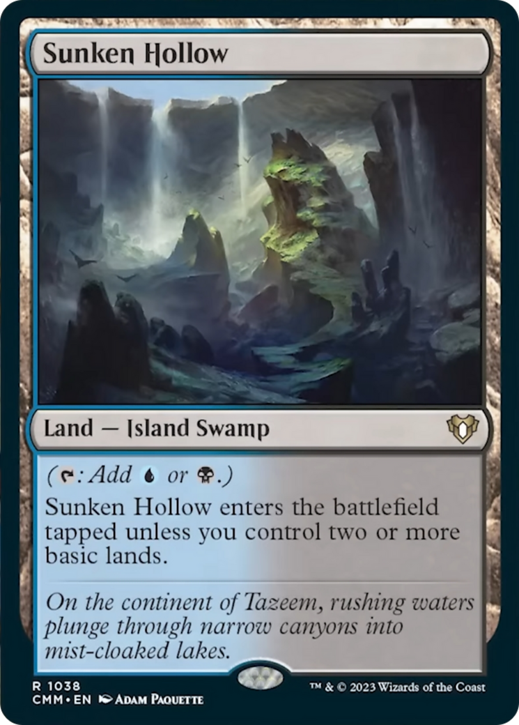 Sunken Hollow [Commander Masters] | Pegasus Games WI