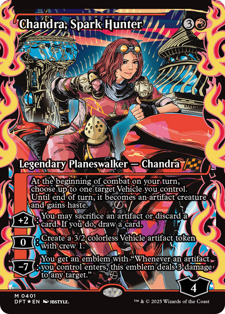 Chandra, Spark Hunter (Showcase) [Aetherdrift] | Pegasus Games WI