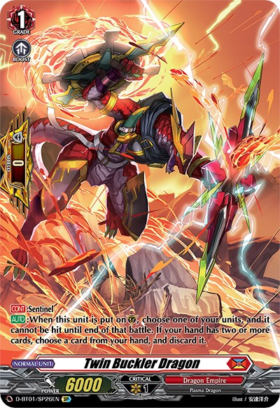 Twin Buckler Dragon (D-BT01/SP26EN) [Genesis of the Five Greats] | Pegasus Games WI