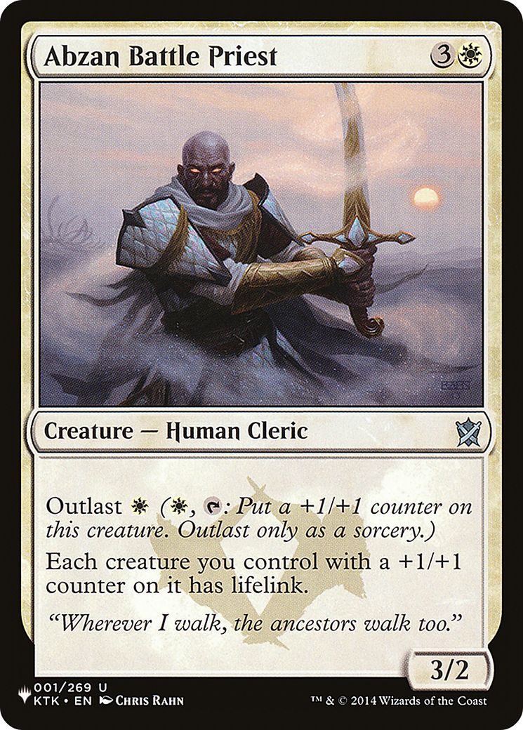 Abzan Battle Priest [The List Reprints] | Pegasus Games WI