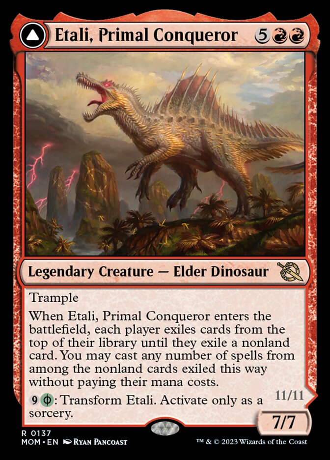 Etali, Primal Conqueror // Etali, Primal Sickness [March of the Machine] | Pegasus Games WI