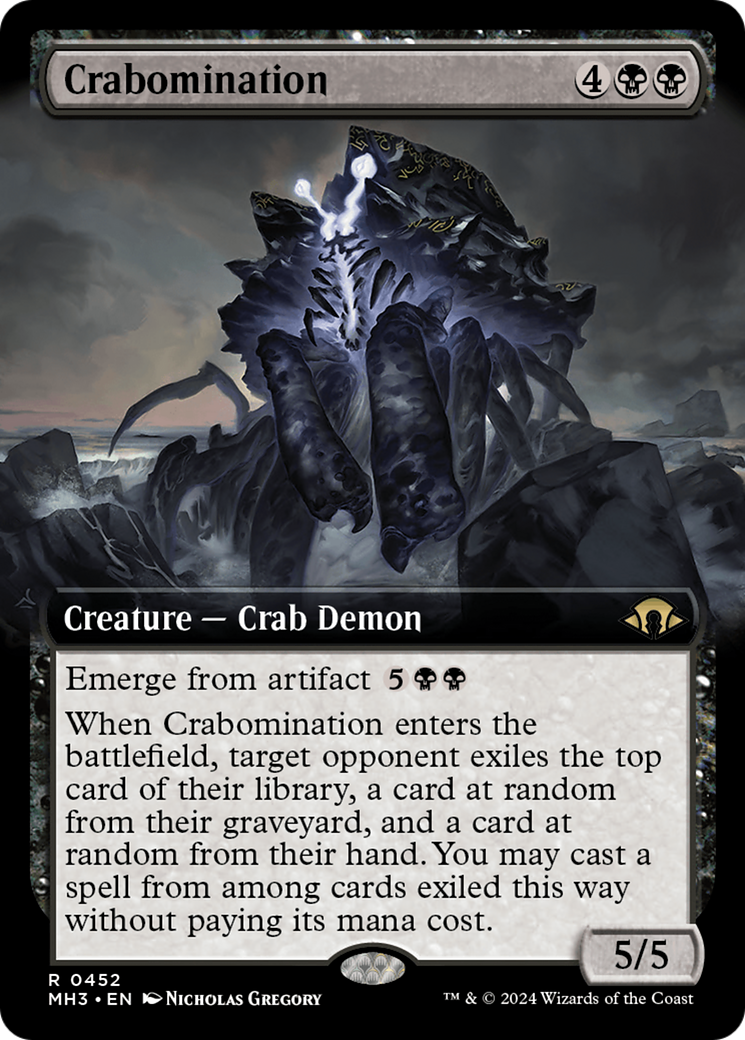 Crabomination (Extended Art) [Modern Horizons 3] | Pegasus Games WI