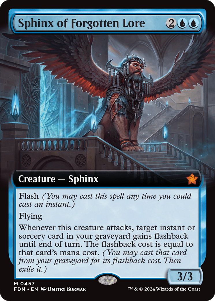 Sphinx of Forgotten Lore (Extended Art) [Foundations] | Pegasus Games WI